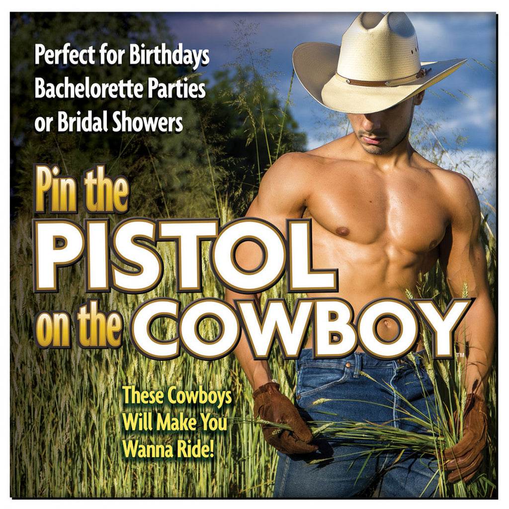 Pin the Pistol on the Cowboy Bachelorette Party Game My Girlfriends Secrets