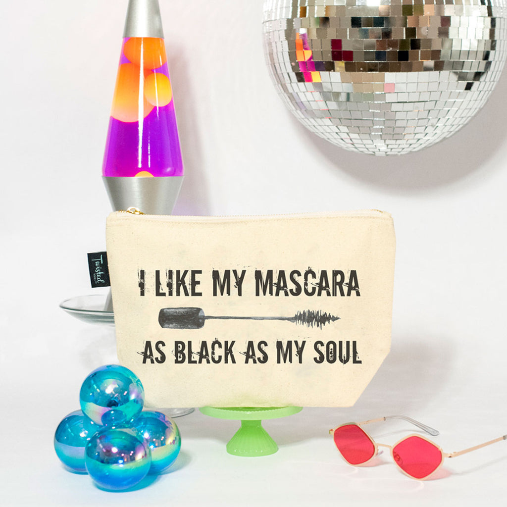 Twisted Wares I Like My Mascara as Black as Soul  Bitch Bag Entrneue