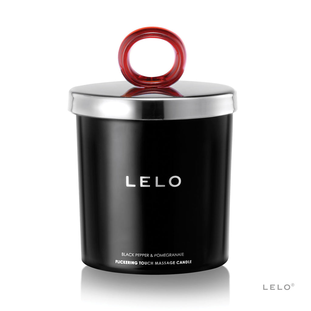 LELO Flickering Touch Massage Candle - Black Pepper & Pomegranate My Girlfriends Secrets