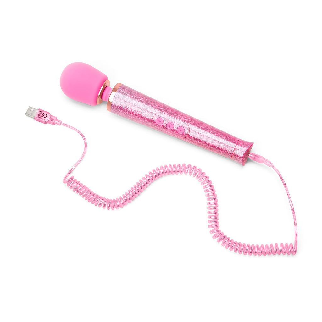 Le Wand - All that Glimmers Pink Vibrating Massager My Girlfriends Secrets