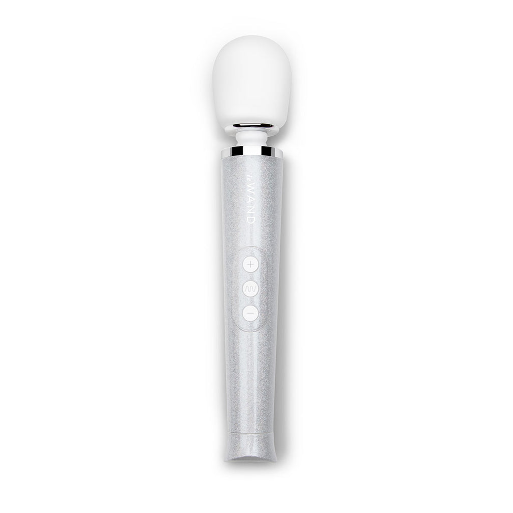 Le Wand - All that Glimmers White Vibrating Massager My Girlfriends Secrets