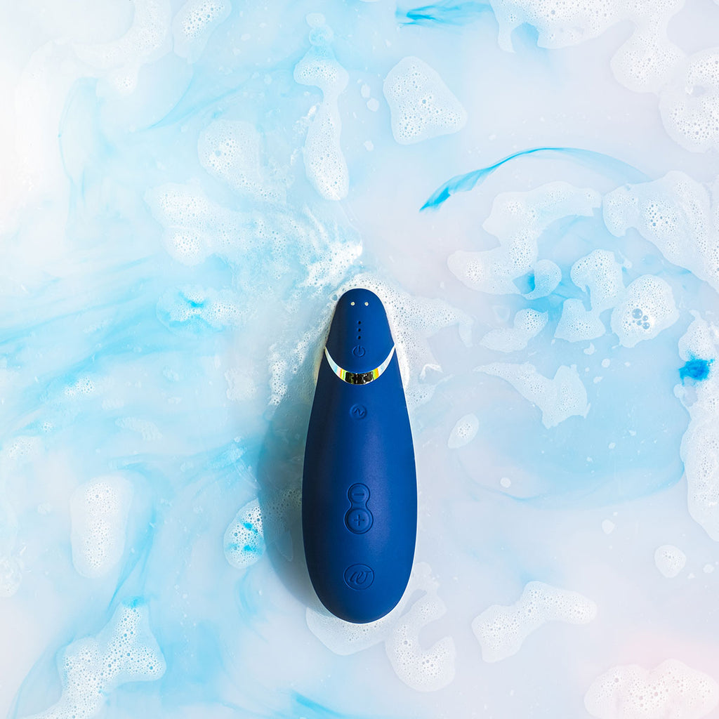 Womanizer Premium 2 - Blueberry Rechargeable Smart Silence Clitoral Suction Stimulator My Girlfriends Secrets
