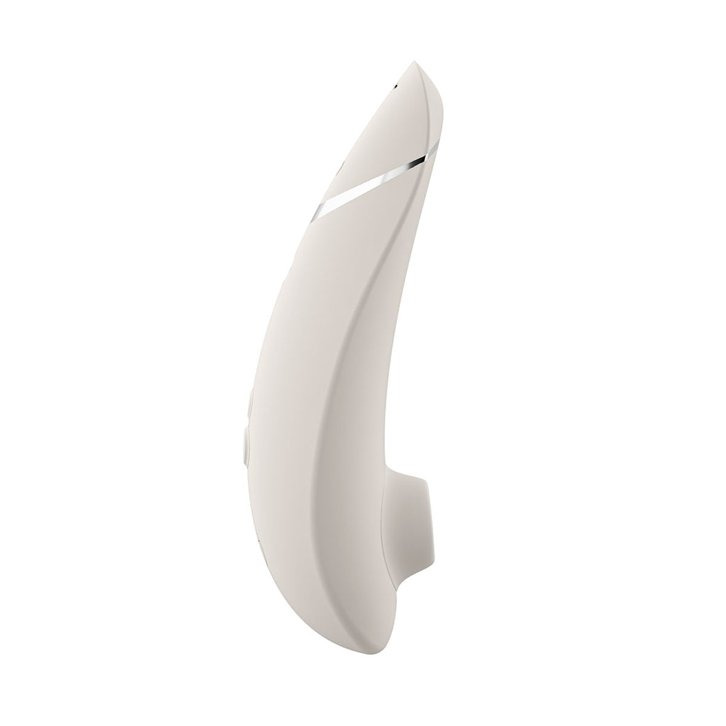 Womanizer Premium 2 - Warm Gray Rechargeable Smart Silence Clitoral Suction Stimulator My Girlfriends Secrets