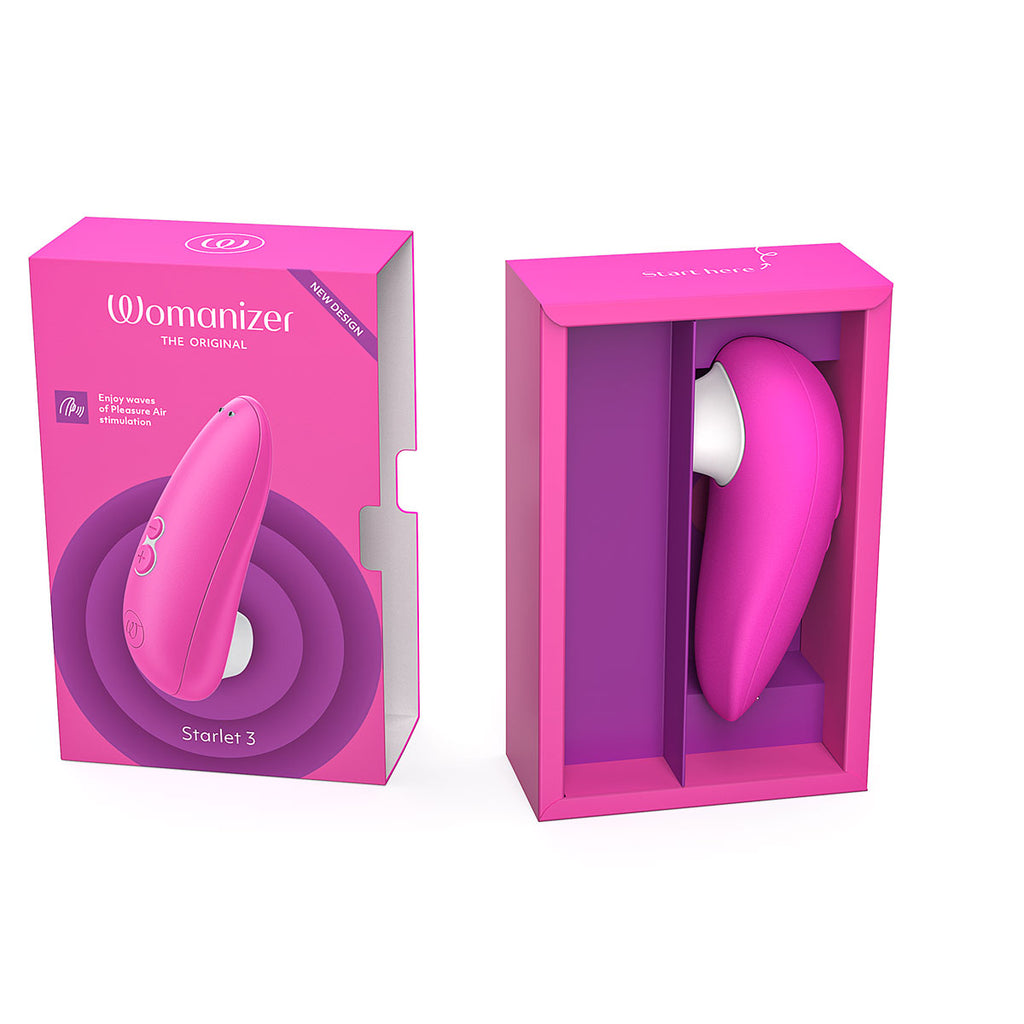 Womanizer Starlet 3 - Pink Rechargeable Clitoral Suction Stimulator My Girlfriends Secrets