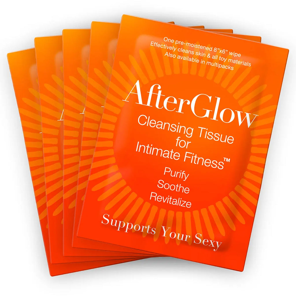 Afterglow Cleansing Tissues for Intimate Fitness - Singles 50/bag My Girlfriends Secrets